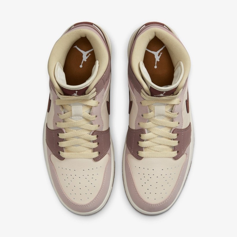 Air Jordan 1 Mid Brown Pink DO7440 821 Grailify